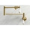 Kingston Brass KS4107PL Wall Mount Pot Filler, Brushed Brass KS4107PL - alternate 3